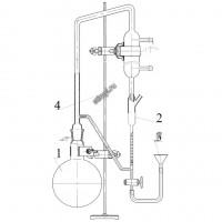 Прибор №2 для определения содержания эфирного масла по методу Клевенджера