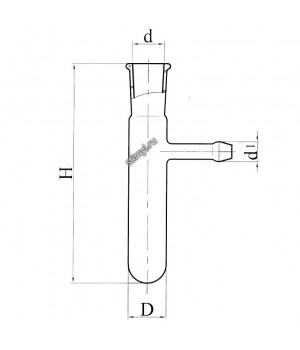 Пробирка с отводом