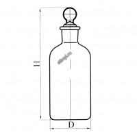 Склянка с пробкой